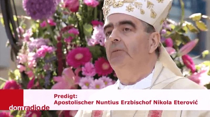 Domradio.de: Predigt des Erzbischofs Eterović bei der Heiligtumsfahrt  in Aachen