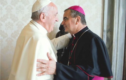 S.E. Dr. Nikola Eterović in Audienz bei Papst Franziskus