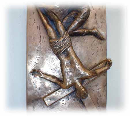 Der Kreuzweg: Jesus wird ans Kreuz geschlagen